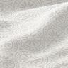 Telas para exteriores Jacquard Adornos círculos – gris claro/blanco lana,  thumbnail number 2
