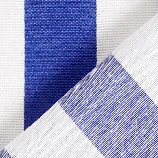 Tela decorativa Lona Rayas – azul/blanco,  image number 4