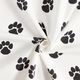 Tela decorativa Lona Patas de perro – blanco/negro,  thumbnail number 4