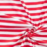 Tela de jersey de algodón Rayas anchas – rojo/blanco,  thumbnail number 3