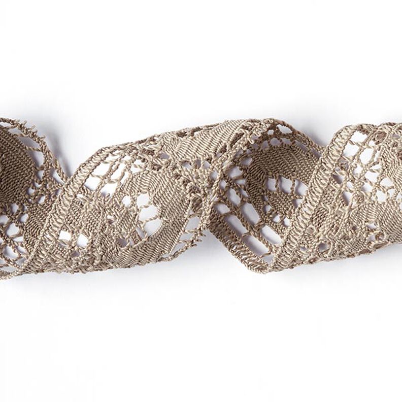 Encaje de bolillos Raíces [60 mm] - gris pardo,  image number 2
