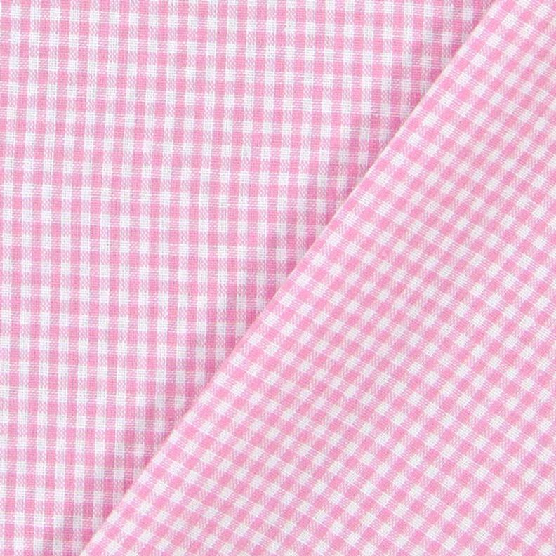 Tela de algodón Cuadros vichy 0,2 cm – rosa/blanco,  image number 3