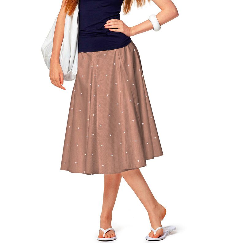 Popelina de algodón Corazones delicados – cobre,  image number 6