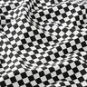 Tela de jersey de algodón Tablero de ajedrez [9 mm] – negro/blanco,  thumbnail number 2