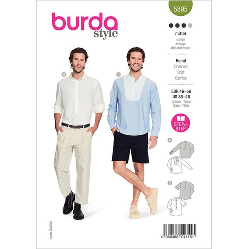 Camisa  | Burda 5895 | 46-56,  image number 1