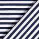 Tela de jersey de algodón Rayas delgadas – azul marino/blanco,  thumbnail number 5