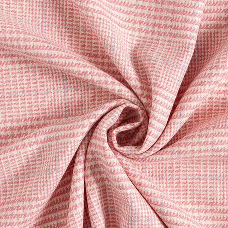 Tela de lana Príncipe de Gales – rosa,  image number 5