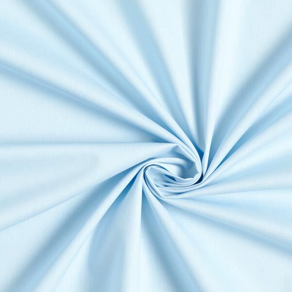 Popelina de algodón Uni – azul claro,  image number 1