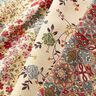 Tela decorativa Tapiz Esplendor floral – beige claro/rojo,  thumbnail number 5