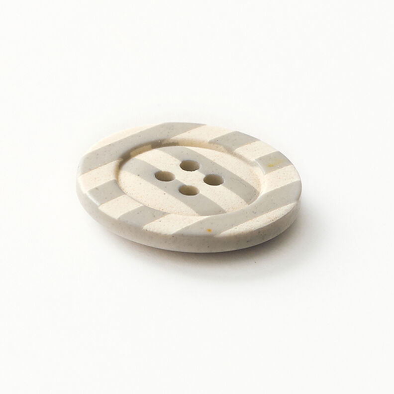 Tira de botones de 4 agujeros  – gris claro/albaricoque,  image number 2