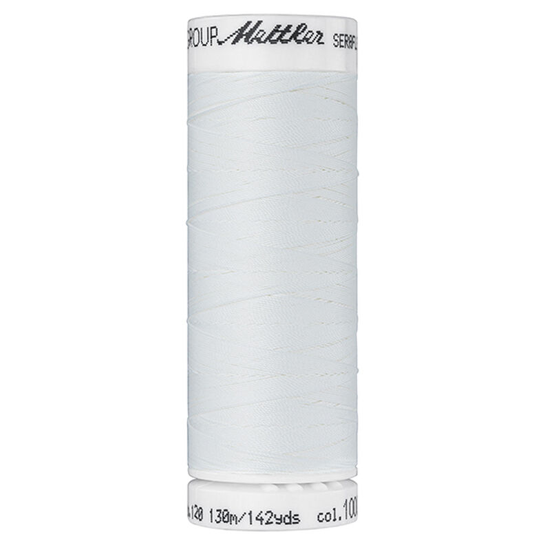 Hilo de coser Seraflex para costuras elásticas (1000) | 130 m | Mettler – blanco lana,  image number 1