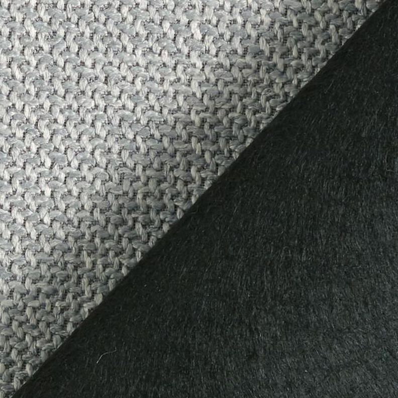 Tela de tapicería Sarga cruzada gruesa Bjorn – gris claro,  image number 4