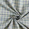 Mezcla de algodón a cuadros – almendra/azul claro,  thumbnail number 4
