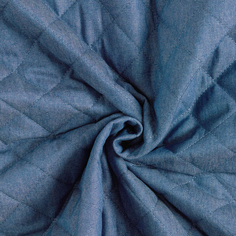 Tejido acolchado chambray liso – azul vaquero,  image number 5