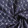 Algodón revestido Estrellas gráficas – azul marino/blanco,  thumbnail number 4