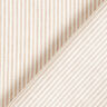 Mezcla de lino y algodón Rayas estrechas – beige/blanco lana,  thumbnail number 4