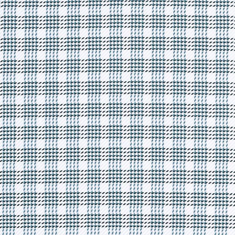 Tela para blusas Cuadros pepita – blanco/antracito,  image number 1