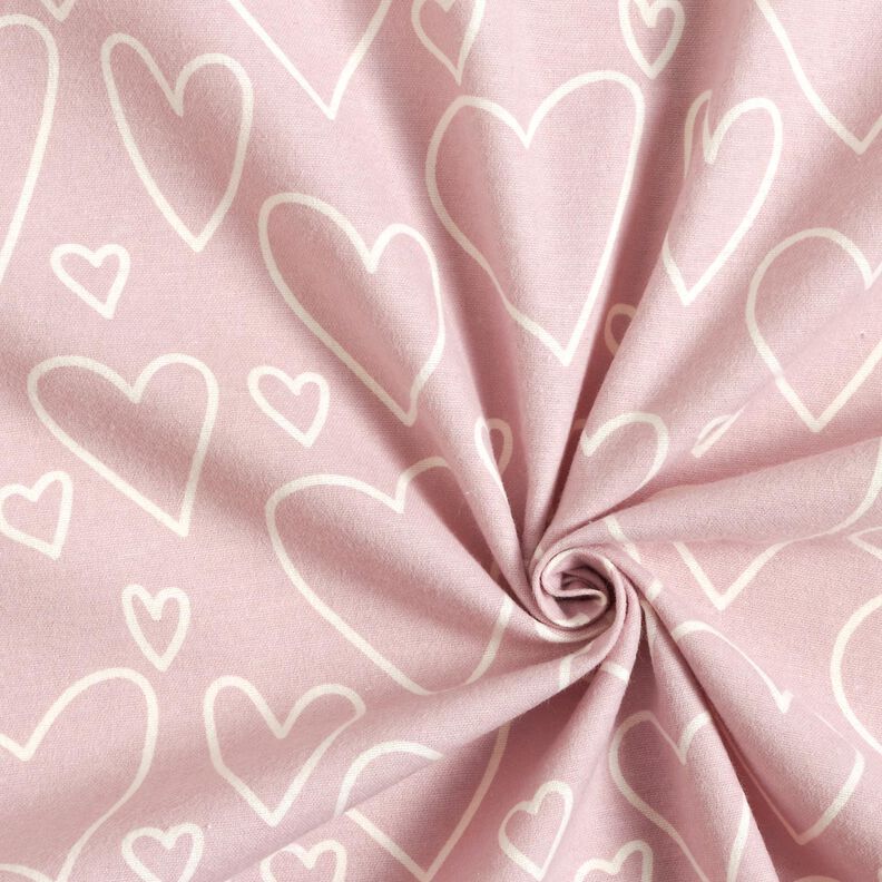 Franela de algod&oacute;n Herzen &ndash; rosa,  image number 3
