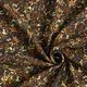 Crepe georgette de viscosa con flores – negro/marrón – Muestra,  thumbnail number 3