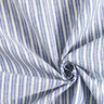 Mezcla de lino y algodón Rayas anchas – azul vaquero/blanco lana,  thumbnail number 3