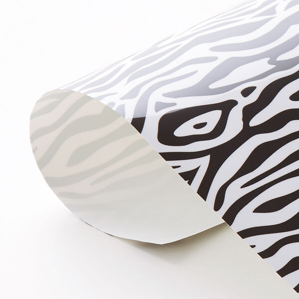 Lámina flexible Diseño cebra Din A4 – negro/blanco,  image number 3