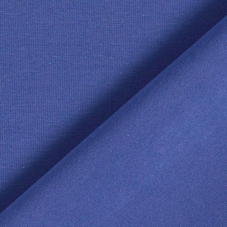 Tela de jersey de algodón Uni mediano – índigo,  image number 5