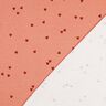 Jersey canelado Corazones dispersos | Poppy Fabrics – salmón/rojo oscuro,  thumbnail number 4