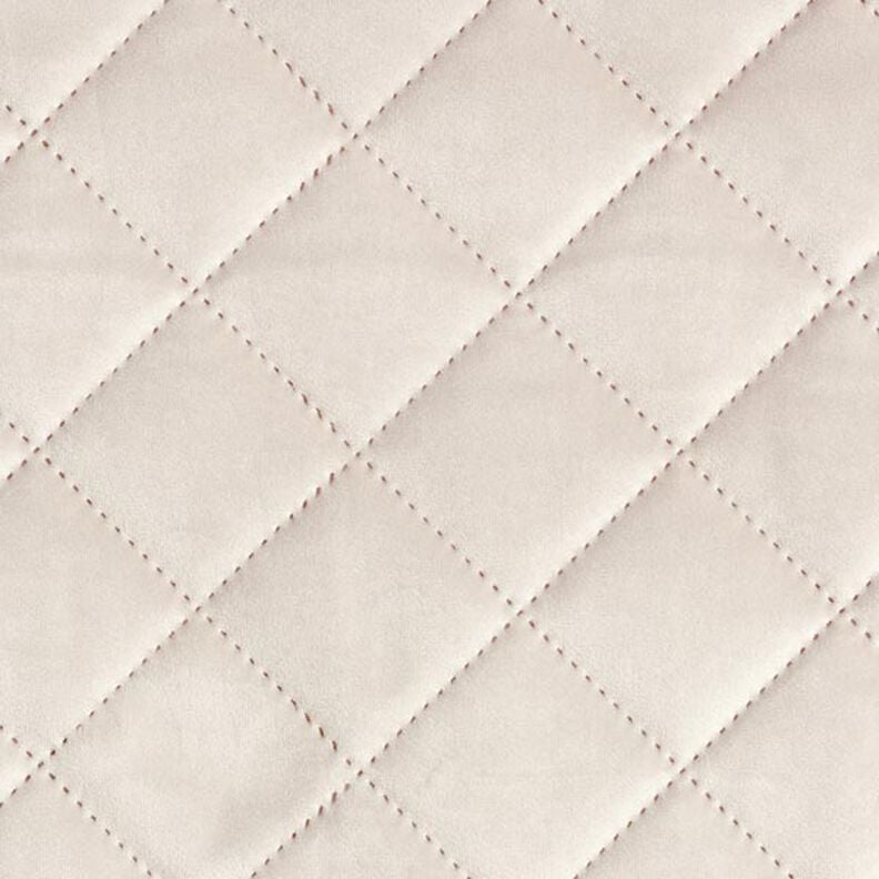 Tela de tapicería Terciopelo Tela acolchada – beige,  image number 1