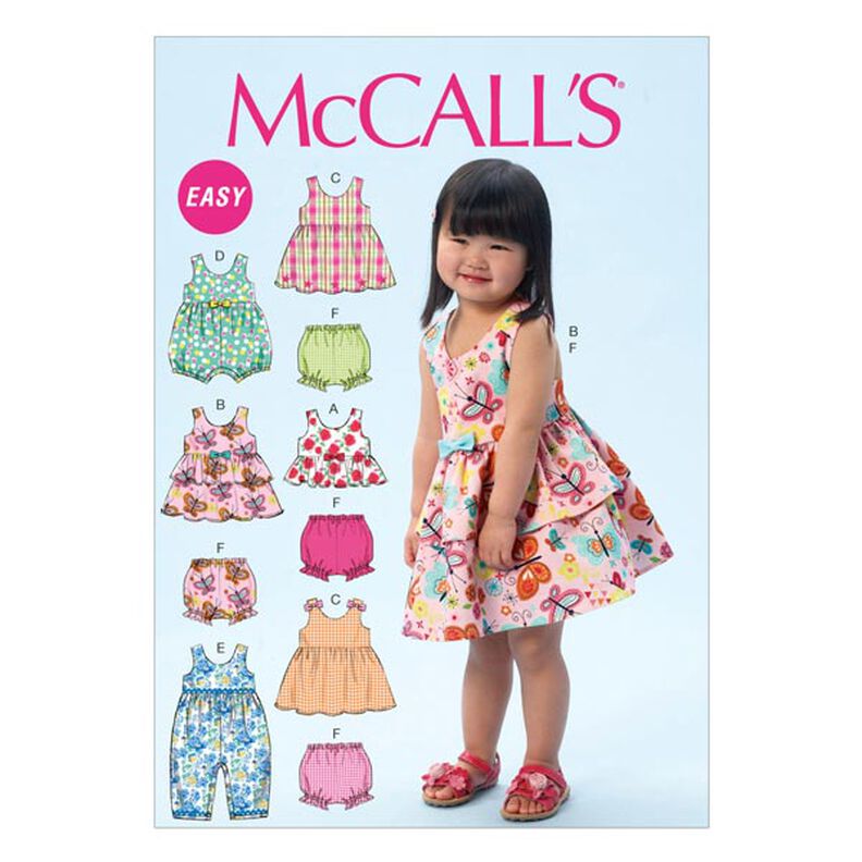 Vestido de bebé, McCalls 6944 | 71 - 102,  image number 1