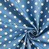 Popelina de algodón puntos grandes – azul vaquero/blanco,  thumbnail number 5