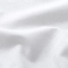 Mezcla de lino y algodón lavado – blanco, 