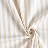 Tela decorativa Panama media Rayas verticales – beige claro/blanco,  thumbnail number 3