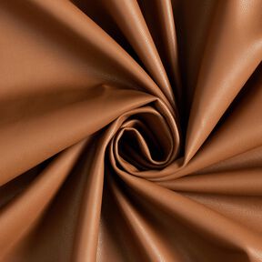 Piel sintética Con espalda de terciopelo  – canela, 