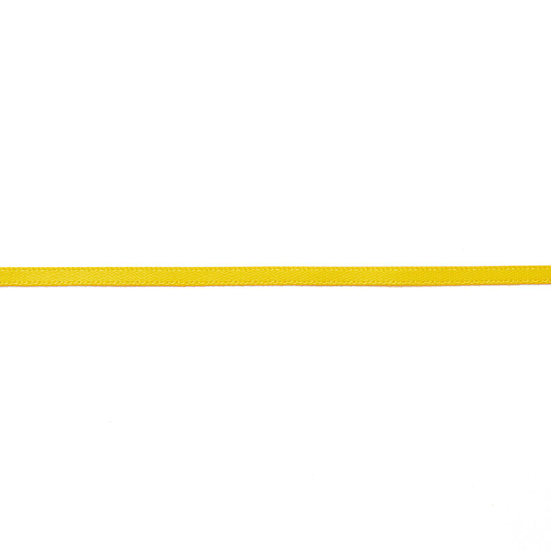 Cinta de satén [3 mm] – amarillo sol,  image number 1
