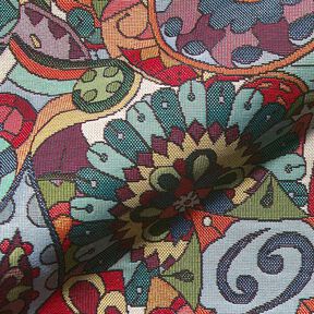 Tela decorativa tapiz con flor mandala – negro, 
