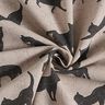 Tela decorativa Panama media Gatos &ndash; negro,  thumbnail number 3
