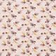 Tela de jersey de algodón hojas en abanico – rosado,  thumbnail number 1