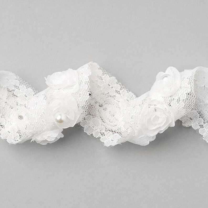 Ribete de flores [30 mm] - blanco,  image number 2