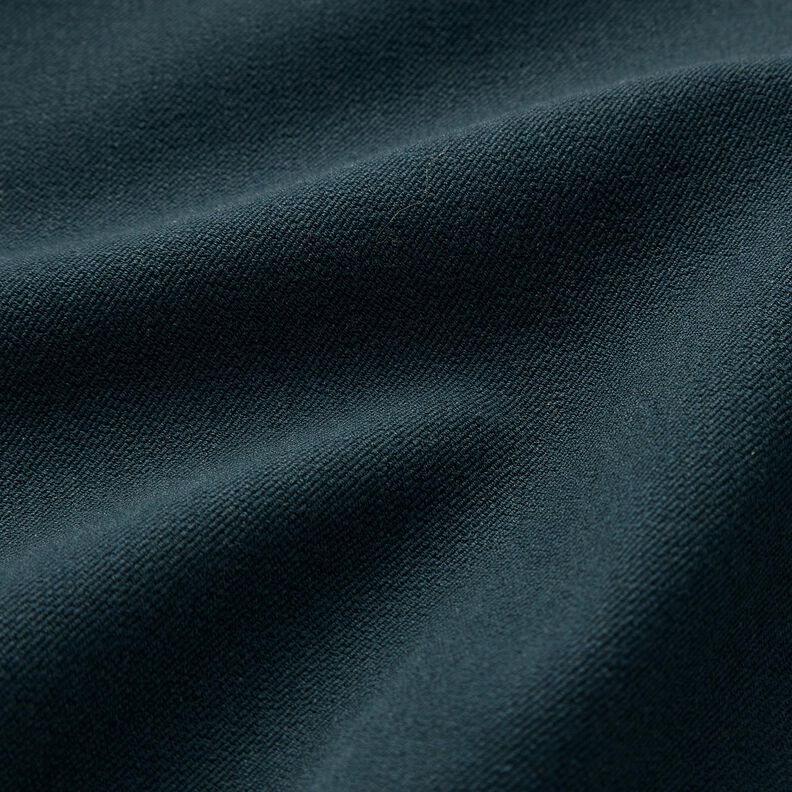 Tela de pantalón elástico liso – azul noche,  image number 2