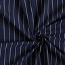 Tejido de pantalón elástico a rayas – azul noche/blanco,  thumbnail number 3