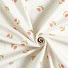 Tela decorativa Satén de algodón Bonitos tulipanes – marfil/langosta,  thumbnail number 3