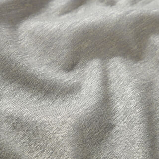 Jersey de lino melange brillante – elefante gris/plateado, 
