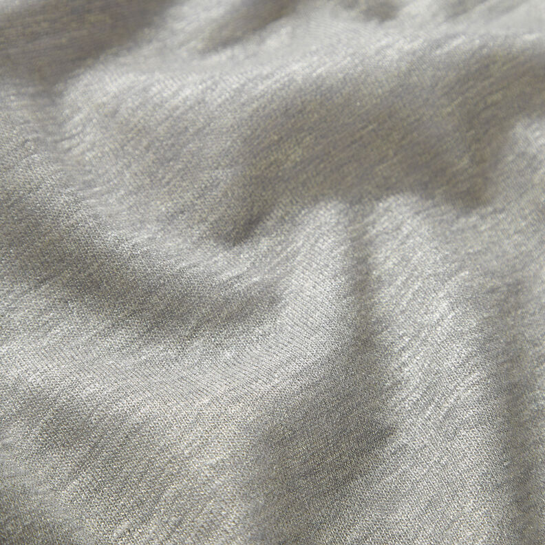 Jersey de lino melange brillante – elefante gris/plateado,  image number 2