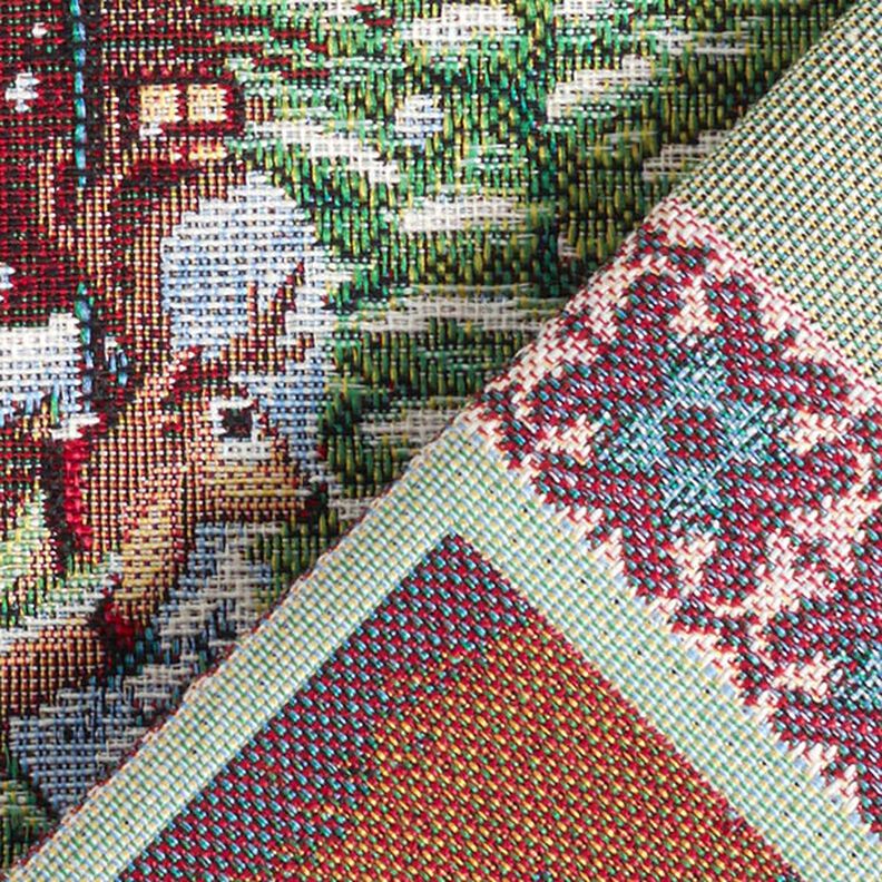 Panel Tapiz Visita navideña – carmín,  image number 4