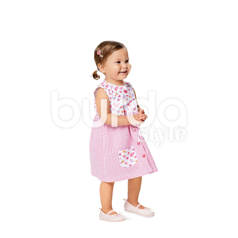 Vestido de bebé/pelele, Burda 9357,  image number 2