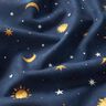 Tela decorativa Cielo nocturno Brilla en la oscuridad – dorado/azul marino,  thumbnail number 12