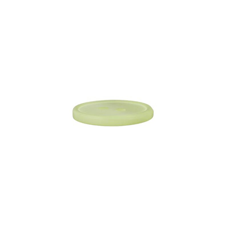 Botón de poliéster 2 agujeros  – verde pastel,  image number 2