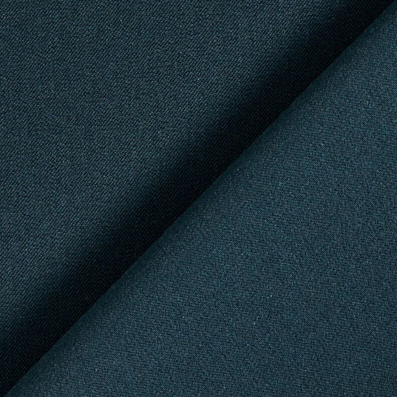 Tela de pantalón elástico liso – azul noche,  image number 3