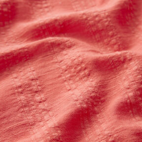 Mil rayas de mezcla algodón-viscosa – coral | Retazo 70cm, 