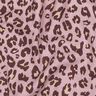 Mezcla de lino y viscosa Estampado de leopardo | Poppy Fabrics – rosa viejo claro/berenjena,  thumbnail number 2
